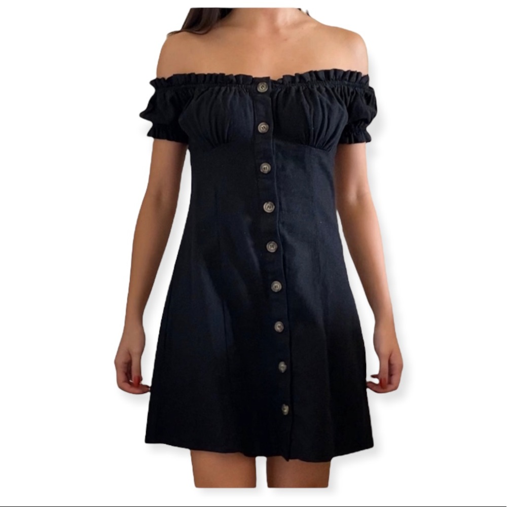 Forever 21 Black Mini Dress
